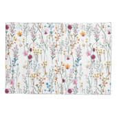 Housse D'oreillers Motif de fleur sauvage d'été (Dos-gauche)
