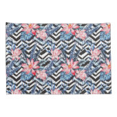 Housse D'oreillers Motif de fleur tropical de Lotus (Dos-Droit)
