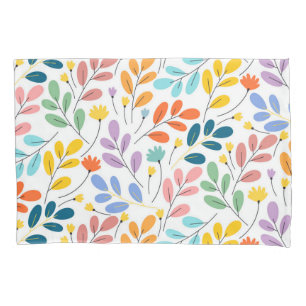Housse D'oreillers Motif de fleurs