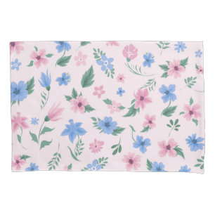 Housse D'oreillers Motif de fleurs
