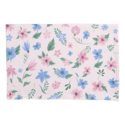 Housse D'oreillers Motif de fleurs (devant)
