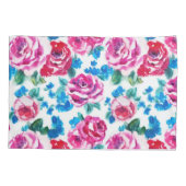 Housse D'oreillers Motif de fleurs (Dos)