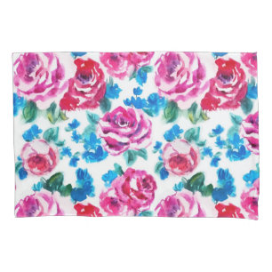 Housse D'oreillers Motif de fleurs