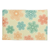Housse D'oreillers Motif de fleurs (Dos)