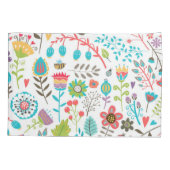 Housse D'oreillers Motif de fleurs (Dos)