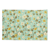 Housse D'oreillers Motif de fleurs (Dos)