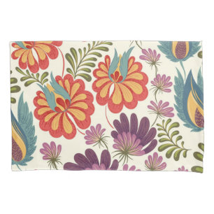 Housse D'oreillers Motif de fleurs