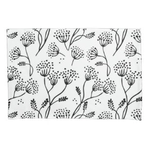 Housse D'oreillers Motif de fleurs