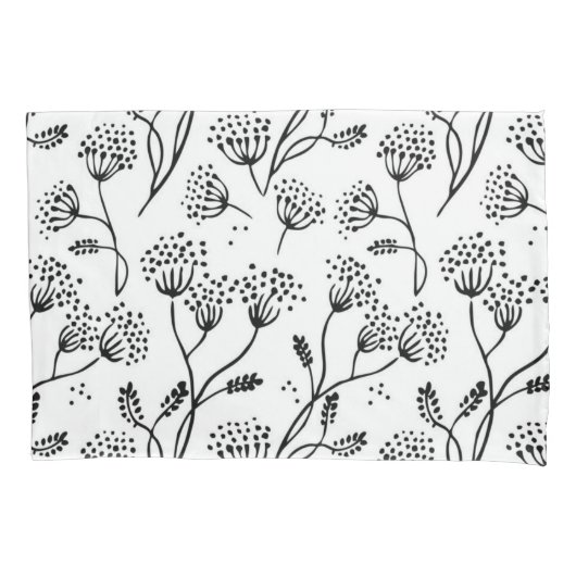 Housse D'oreillers Motif de fleurs (devant)