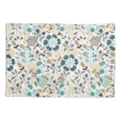 Housse D'oreillers Motif de fleurs (Dos)
