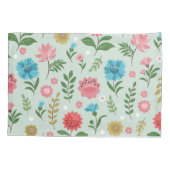 Housse D'oreillers Motif de fleurs (Dos)