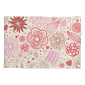 Housse D'oreillers Motif de fleurs (Dos)