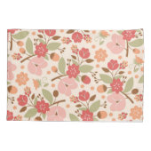 Housse D'oreillers Motif de fleurs (Dos)