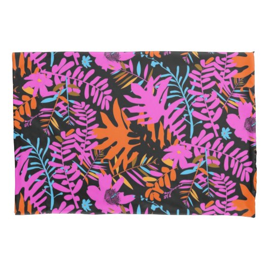 Housse D'oreillers Motif de fleurs (devant)