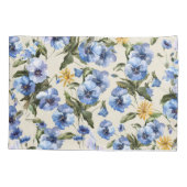 Housse D'oreillers Motif de fleurs (Dos)