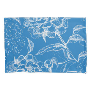 Housse D'oreillers Motif de fleurs