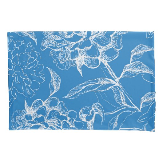 Housse D'oreillers Motif de fleurs (devant)