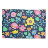 Housse D'oreillers Motif de fleurs (Dos)