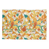 Housse D'oreillers Motif de fleurs de champignons Super rétro (Dos)