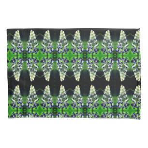 Housse D'oreillers Motif de fleurs de lupine pourpre à un seul type