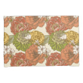 Housse D'oreillers Motif de fleurs du jardin (devant-Droit)