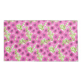 Housse D'oreillers Motif de fleurs pétunia rose (Dos-gauche)