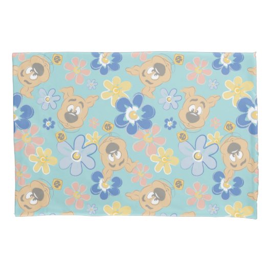 Housse D'oreillers Motif de fleurs Scooby-Doo (devant)