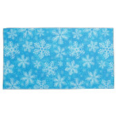 Housse D'oreillers Motif de flocons blancs (devant-Droit)