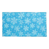 Housse D'oreillers Motif de flocons blancs (Dos-gauche)