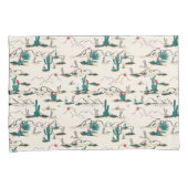 Housse D'oreillers Motif de floraison de Succulents (devant-Droit)