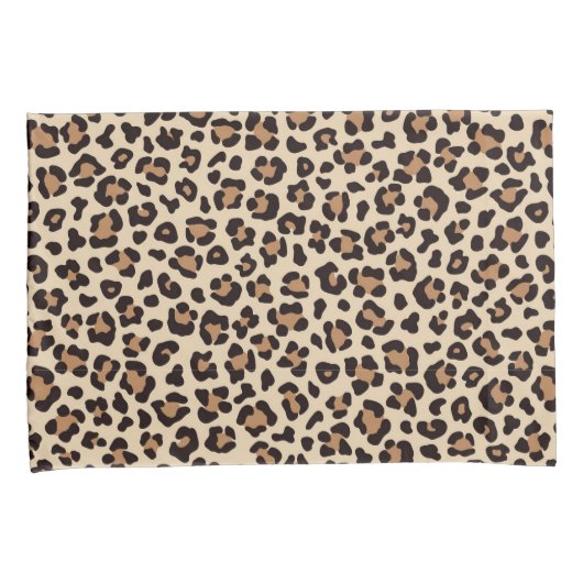 Housse D'oreillers Motif de fourrure léopard (devant-Droit)