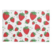 Housse D'oreillers Motif de fraises (Dos)