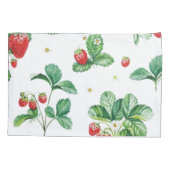 Housse D'oreillers Motif de fraises (Dos)