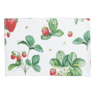 Housse D'oreillers Motif de fraises