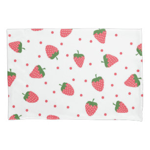 Housse D'oreillers Motif de fraises