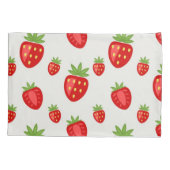 Housse D'oreillers Motif de fraises (Dos)