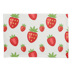 Housse D'oreillers Motif de fraises