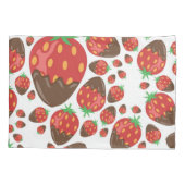 Housse D'oreillers Motif de fraises (Dos)
