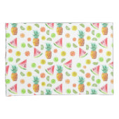 Housse D'oreillers Motif de fruit glacé d'aquarelle (devant-Droit)