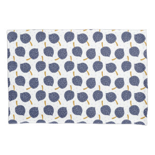 Housse D'oreillers Motif de fruits de la bombe Abstraite bleue marine
