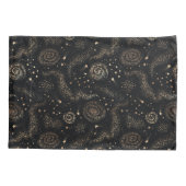 Housse D'oreillers Motif de galaxie Gold Star Constellation (Dos-gauche)