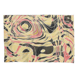 Housse D'oreillers motif de géo de ligne Abstraite, dessin topographi