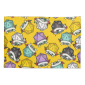 Housse D'oreillers Motif de jeu de dés D20 (Dos)