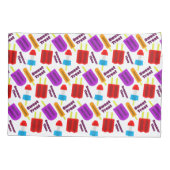 Housse D'oreillers Motif de la barre de traitement gelée d'été (Dos)