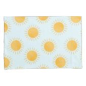 Housse D'oreillers Motif de la journée du Doodle Sunshine (devant-Droit)