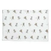 Housse D'oreillers Motif de labrador retriever (blanc) (Dos)