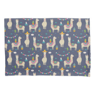 Housse D'oreillers Motif de lama de célébration