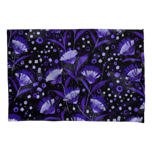 Housse D'oreillers Motif  de l'aquarelle Abstraite (devant)