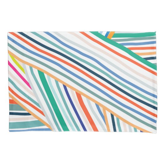 Housse D'oreillers Motif de ligne (devant)