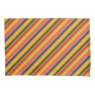 Housse D'oreillers Motif de ligne coloré